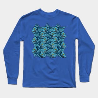 Escher Fish pattern III Long Sleeve T-Shirt